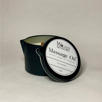 Massage Oil Candle - Unscented