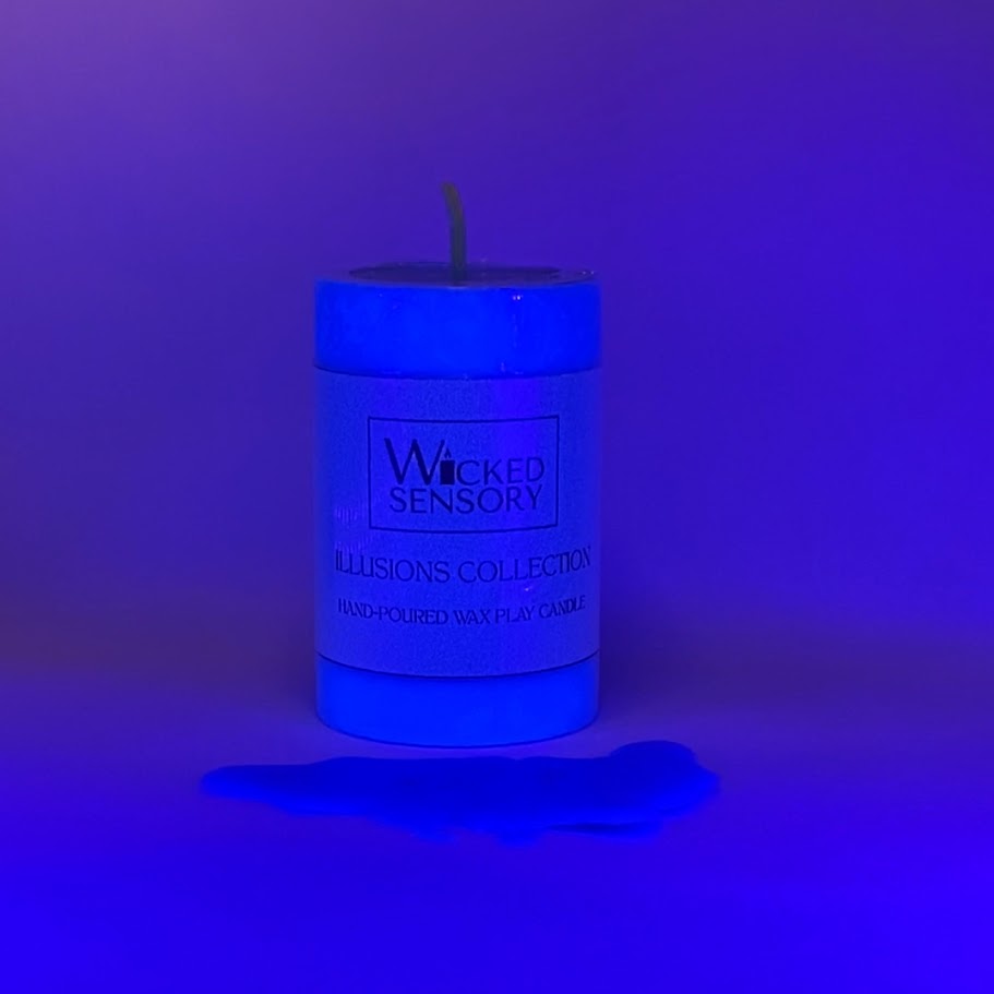 UV Wax Play Candle - Blue