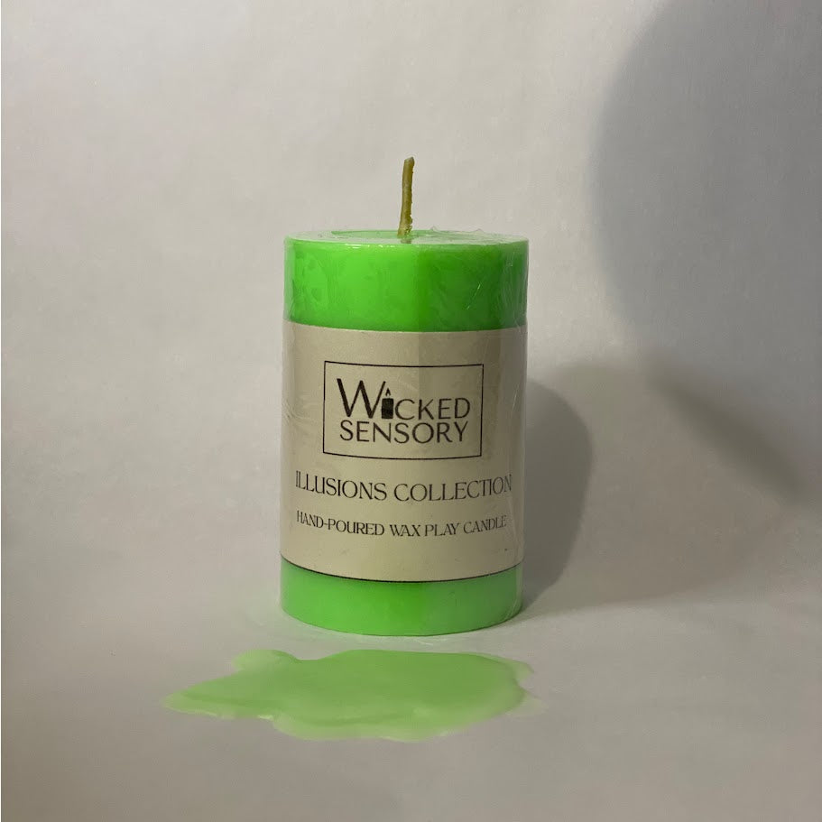 UV Wax Play Candle - Green