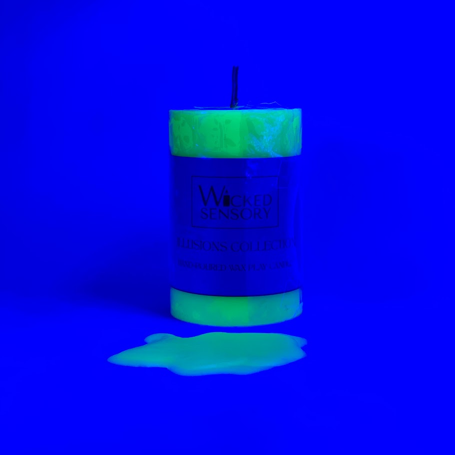 UV Wax Play Candle - Green