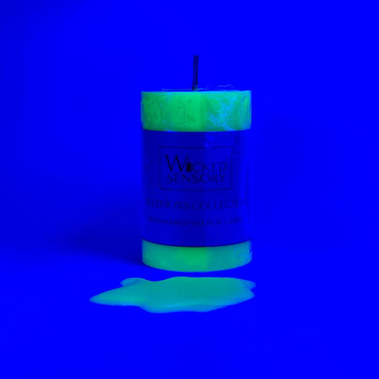 UV Wax Play Candle - Green