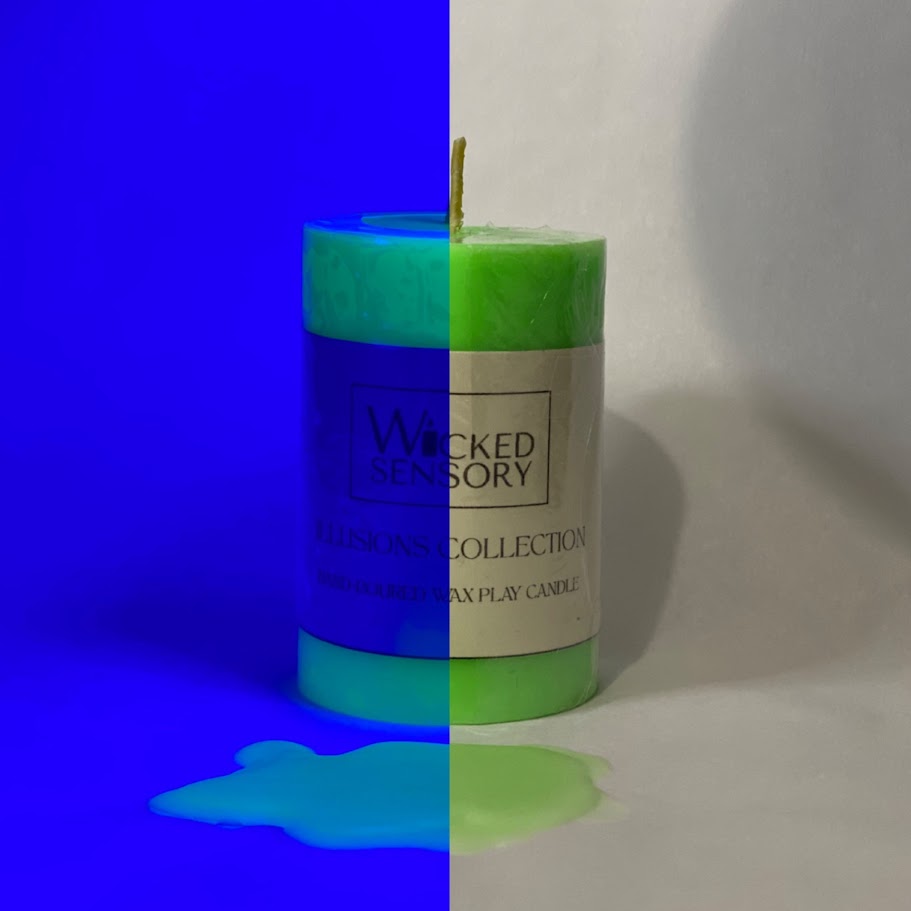 UV Wax Play Candle - Green