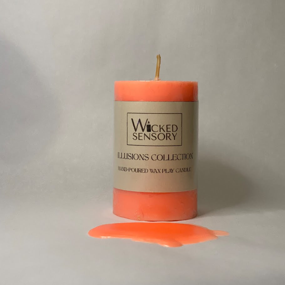 UV Wax Play Candle - Orange