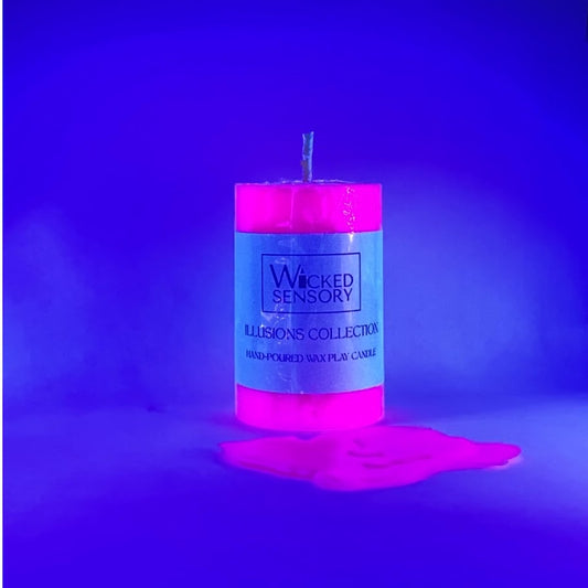 UV Wax Play Candle - Pink