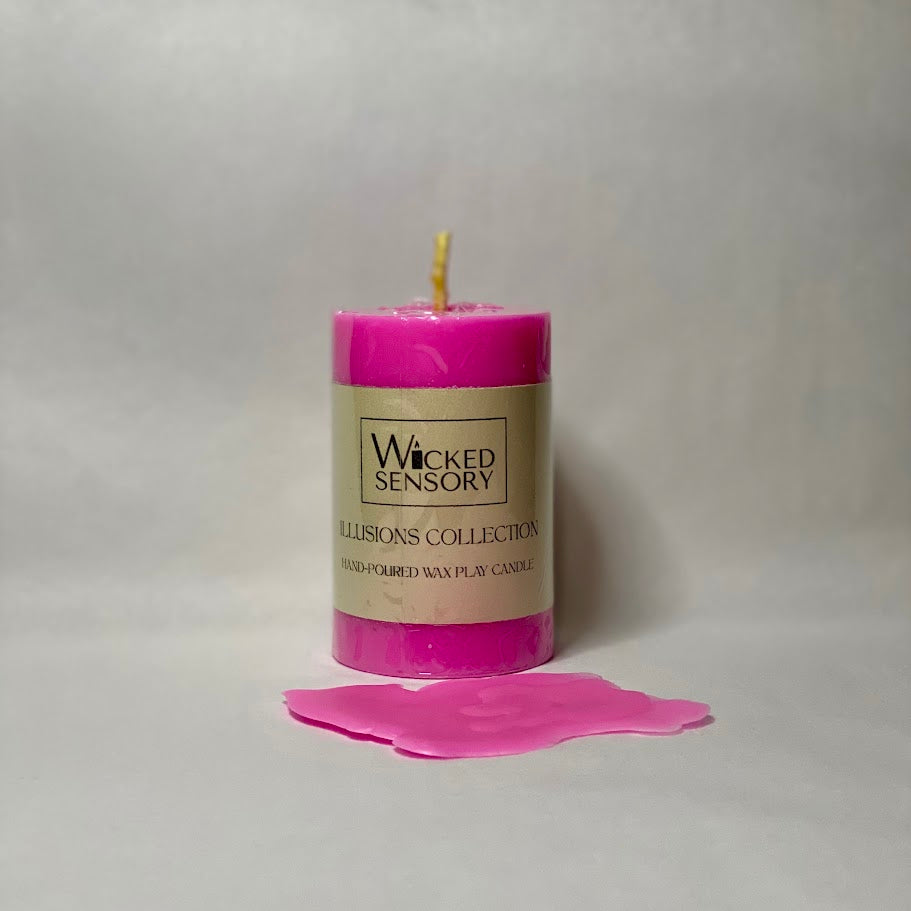 UV Wax Play Candle - Pink