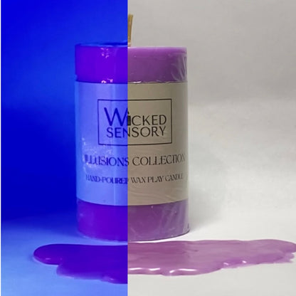 UV Wax Play Candle - Purple