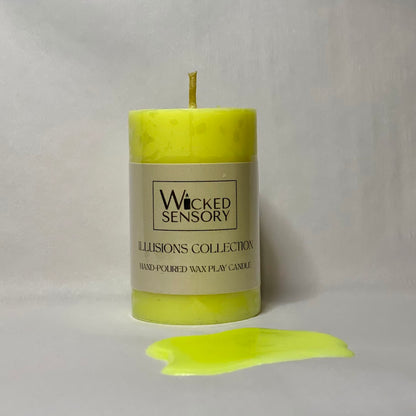 UV Wax Play Candle - Yellow